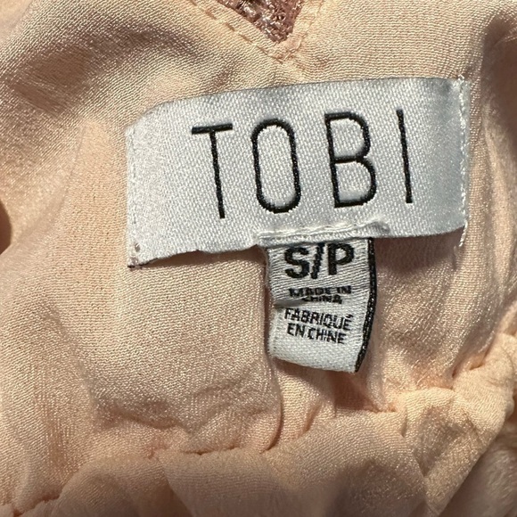 061 NWT ABEGAYLE PLUNGING MAXI DRESS IN ROSE - Picture 9 of 9